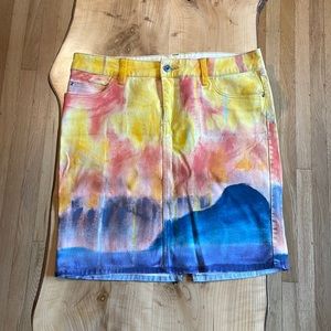 Hand painted Anthropologie skirt